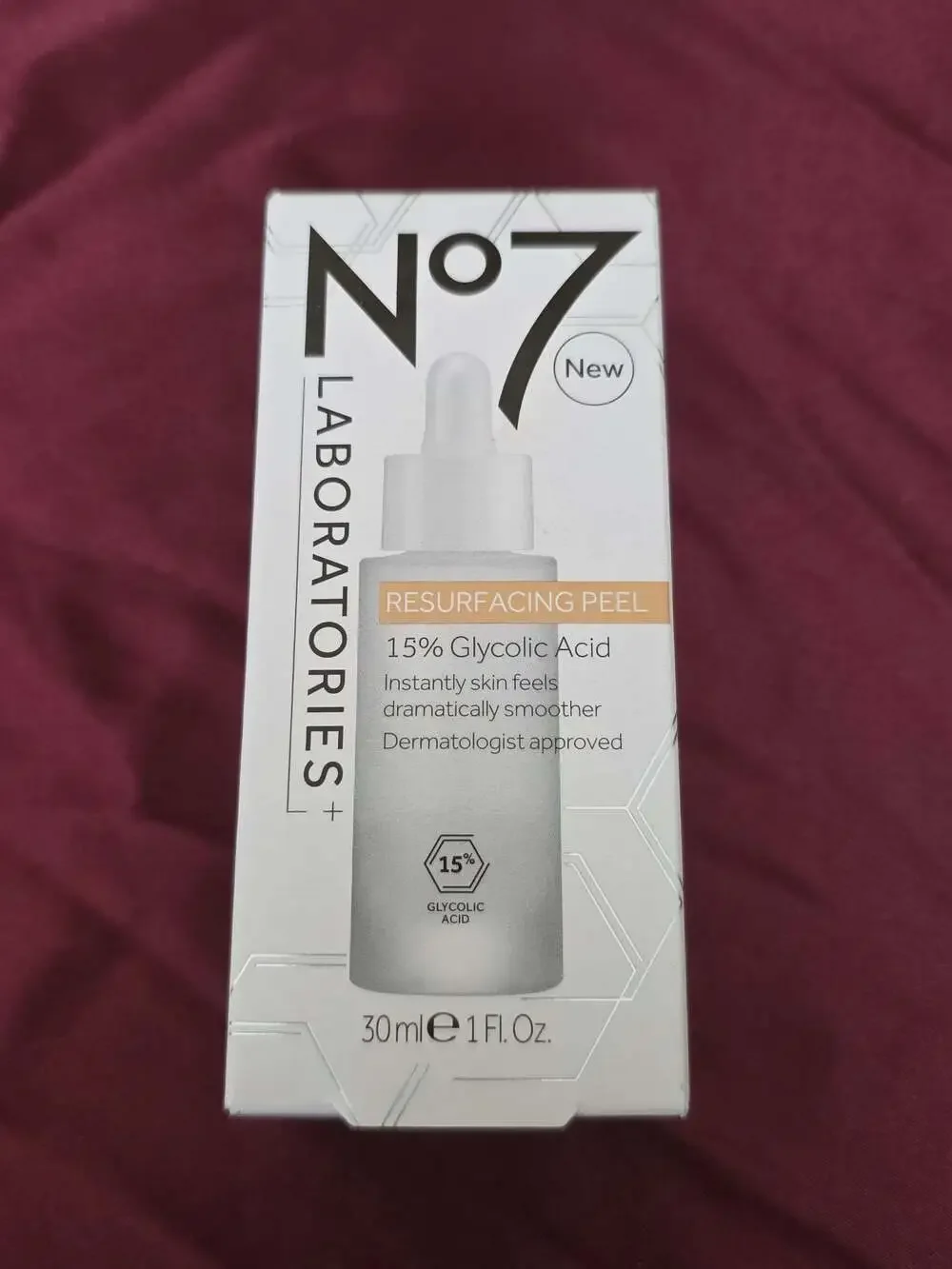 No7 Laboratories Resurfacing Peel 15% Glycolic Acid 30ml